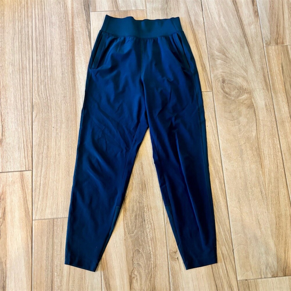 Athleta Run With It Pant Womens XS Navy Blue High Rise Jogger Pants